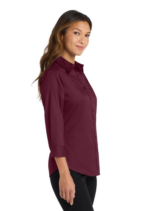 Port Authority® Women's 3/4-Sleeve Easy Care Shirt