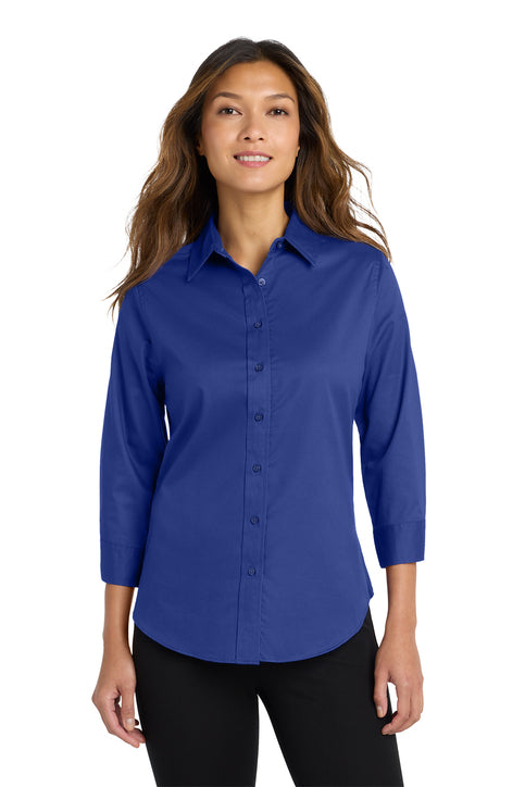 Port Authority® Women's 3/4-Sleeve Easy Care Shirt