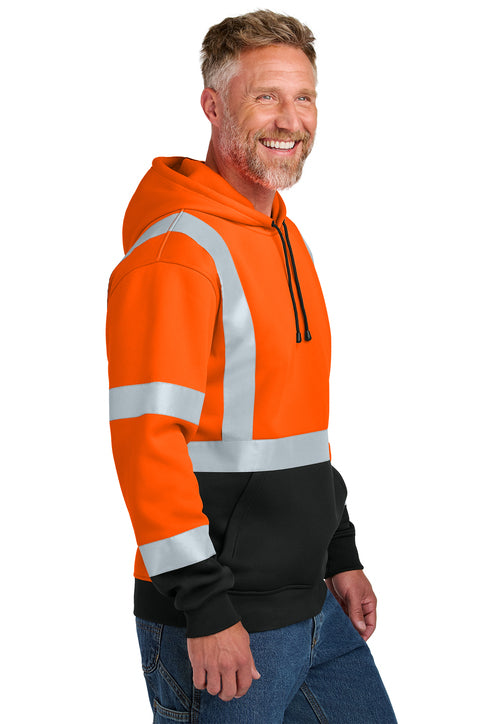 CornerStone® ANSI 107 Class 3 Heavy-Duty Fleece Pullover Hoodie