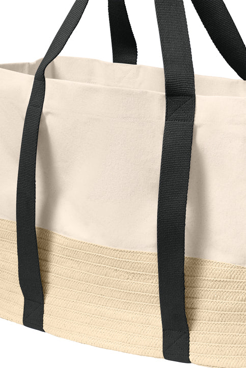 Port Authority® Straw Market Tote