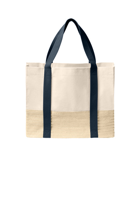 Port Authority® Straw Market Tote