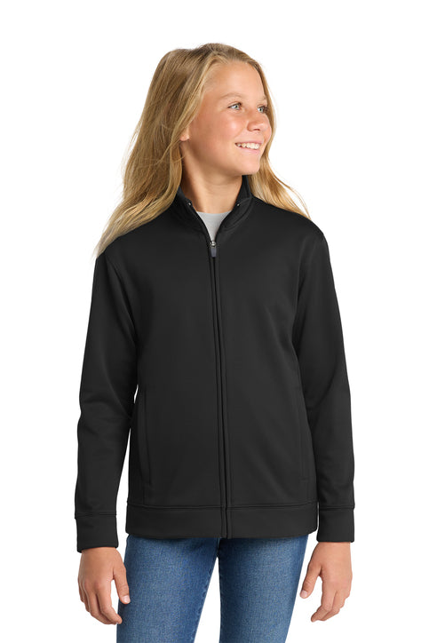 Sport-Tek® Youth Sport-Wick® Fleece Full-Zip Jacket