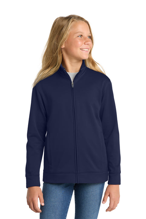 Sport-Tek® Youth Sport-Wick® Fleece Full-Zip Jacket