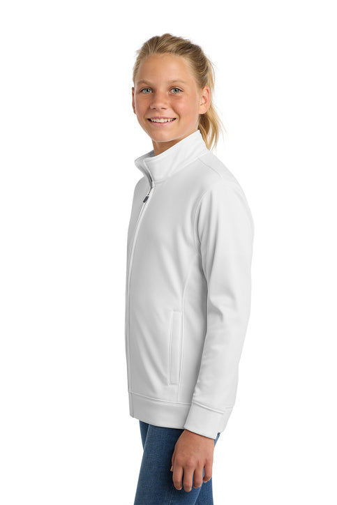 Sport-Tek® Youth Sport-Wick® Fleece Full-Zip Jacket