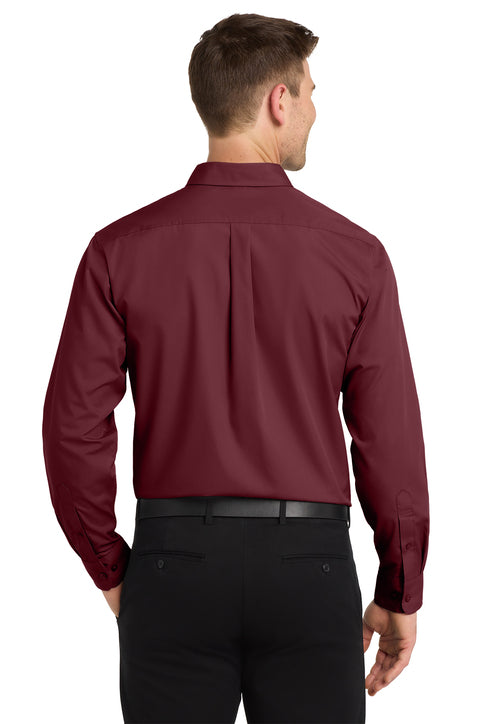 Port Authority® Long Sleeve Carefree Poplin Shirt