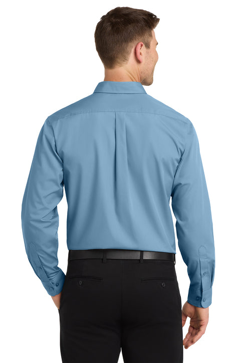 Port Authority® Long Sleeve Carefree Poplin Shirt