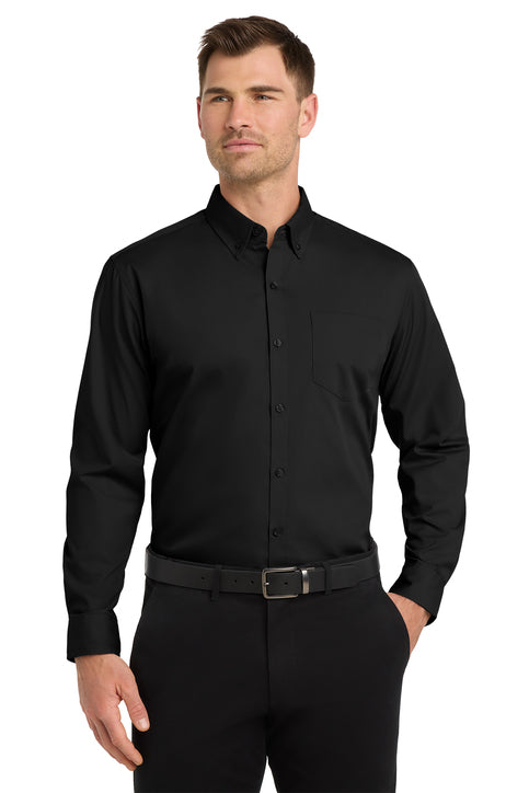 Port Authority® Long Sleeve Carefree Poplin Shirt