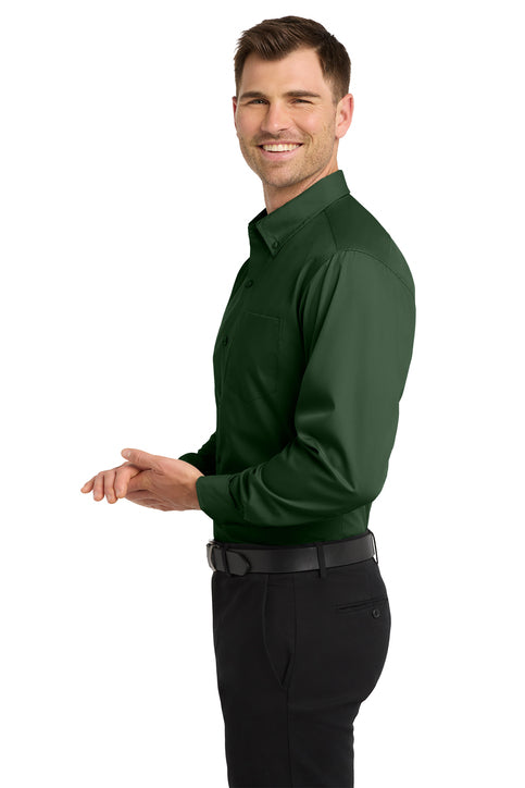Port Authority® Long Sleeve Carefree Poplin Shirt