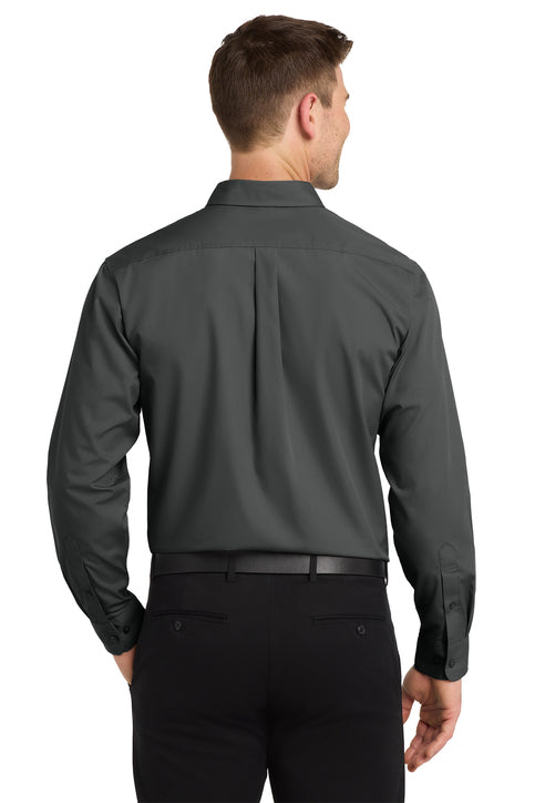 Port Authority® Long Sleeve Carefree Poplin Shirt