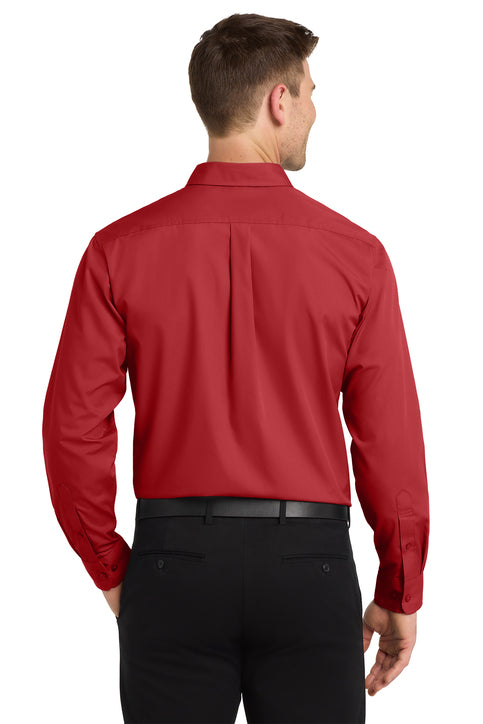 Port Authority® Long Sleeve Carefree Poplin Shirt