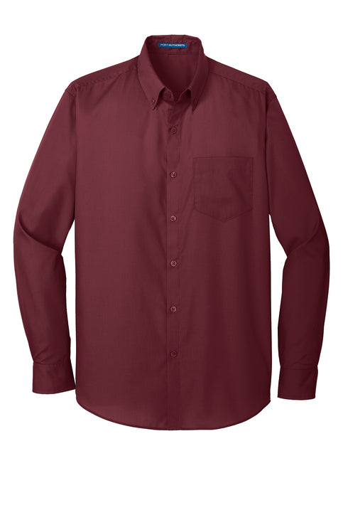 Port Authority® Long Sleeve Carefree Poplin Shirt