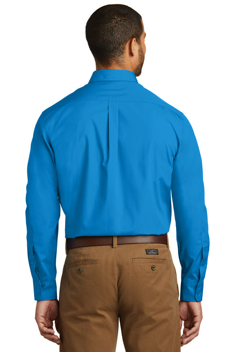 Port Authority® Long Sleeve Carefree Poplin Shirt