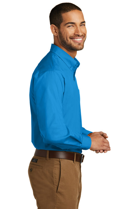 Port Authority® Long Sleeve Carefree Poplin Shirt