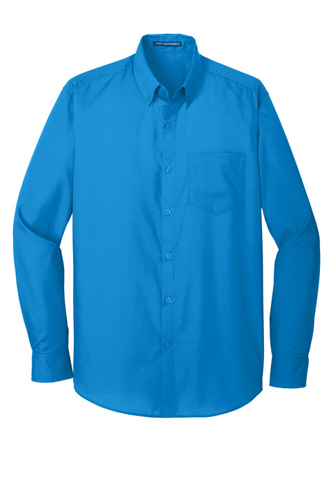 Port Authority® Long Sleeve Carefree Poplin Shirt