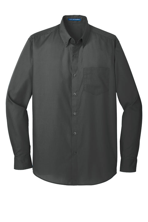 Port Authority® Long Sleeve Carefree Poplin Shirt