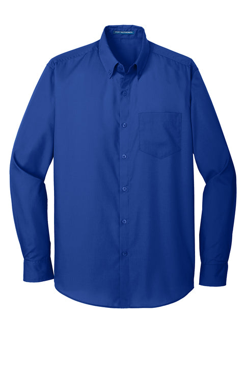 Port Authority® Long Sleeve Carefree Poplin Shirt