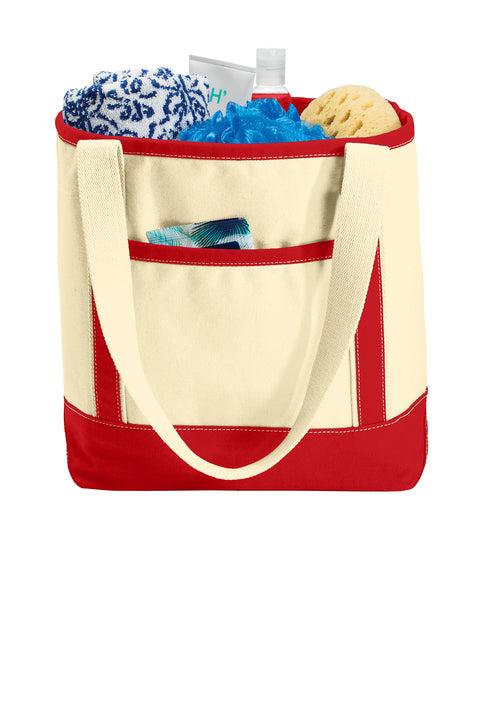 Port Authority® Medium Cotton Canvas Tote