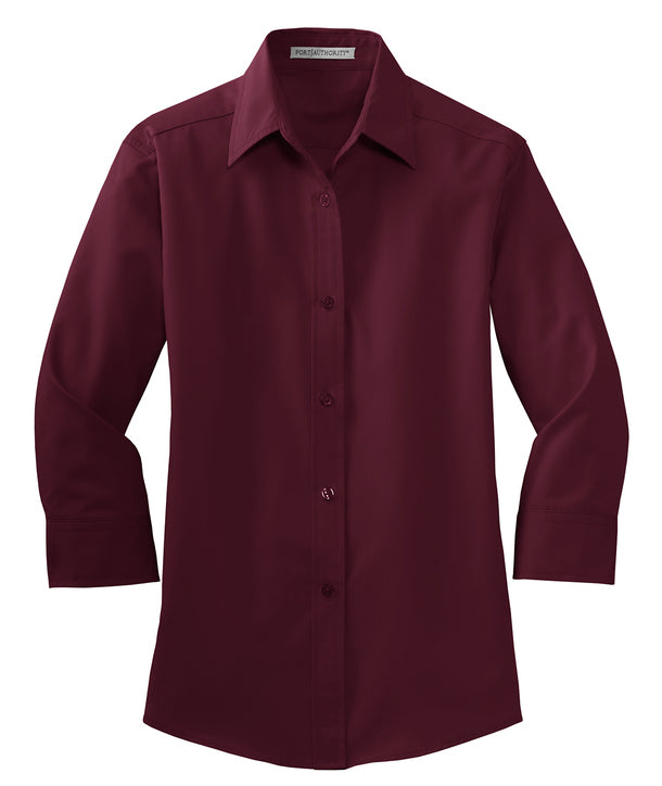 Port Authority® Women's 3/4-Sleeve Easy Care Shirt
