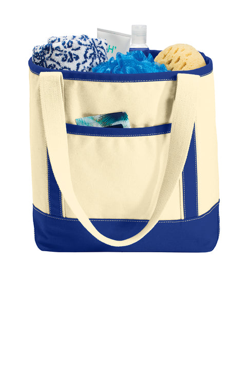 Port Authority® Medium Cotton Canvas Tote